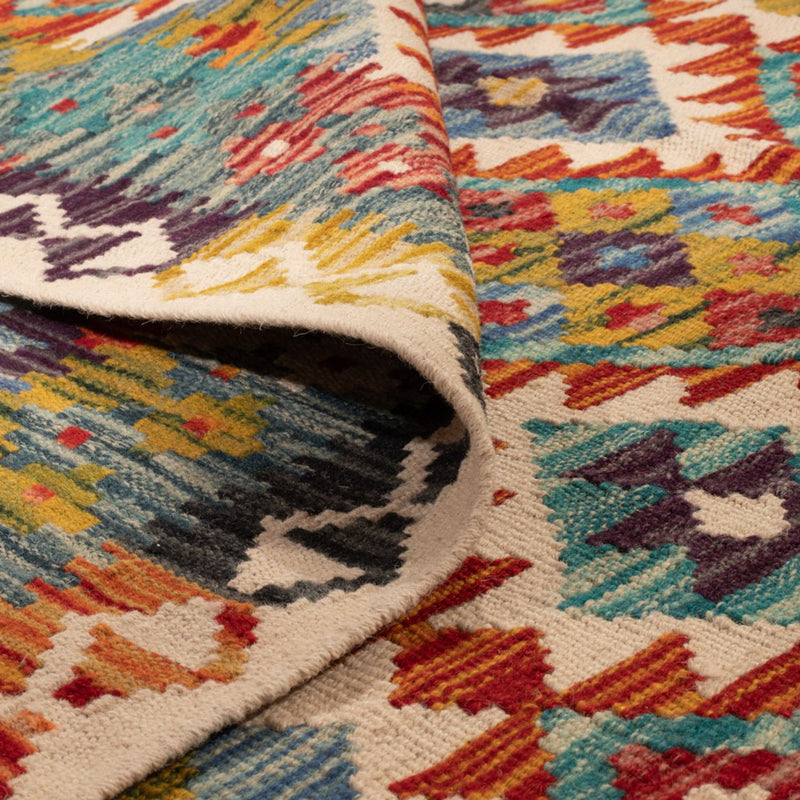 Kelim Rug - Splash - 245 x 172 cm - multicolored