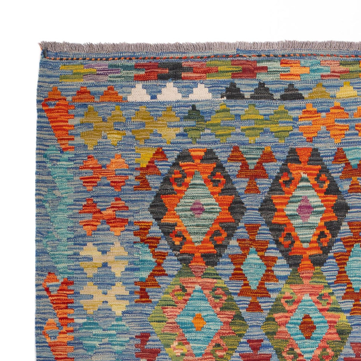 Kelim Rug - Splash - 241 x 175 cm - multicolored