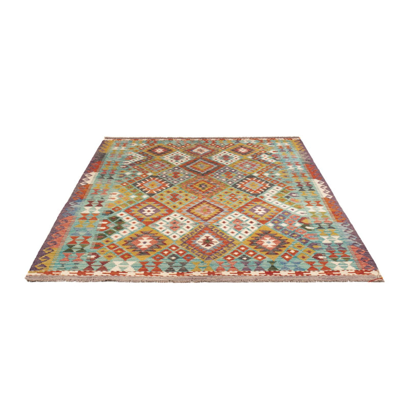 Kelim Rug - Splash - 247 x 178 cm - multicolored