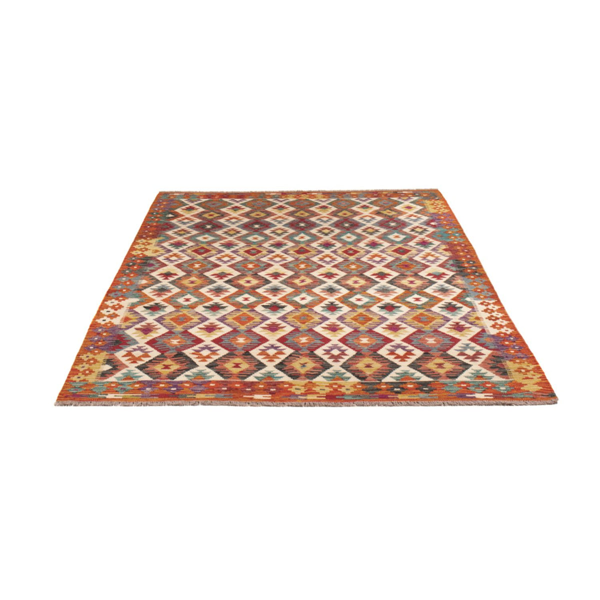 Kelim Rug - Splash - 245 x 165 cm - multicolored