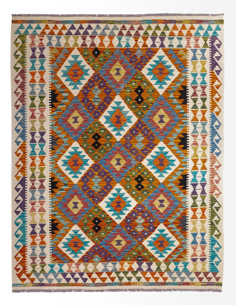 Kilim Maimana Rug 196x150cm - Wool Rug