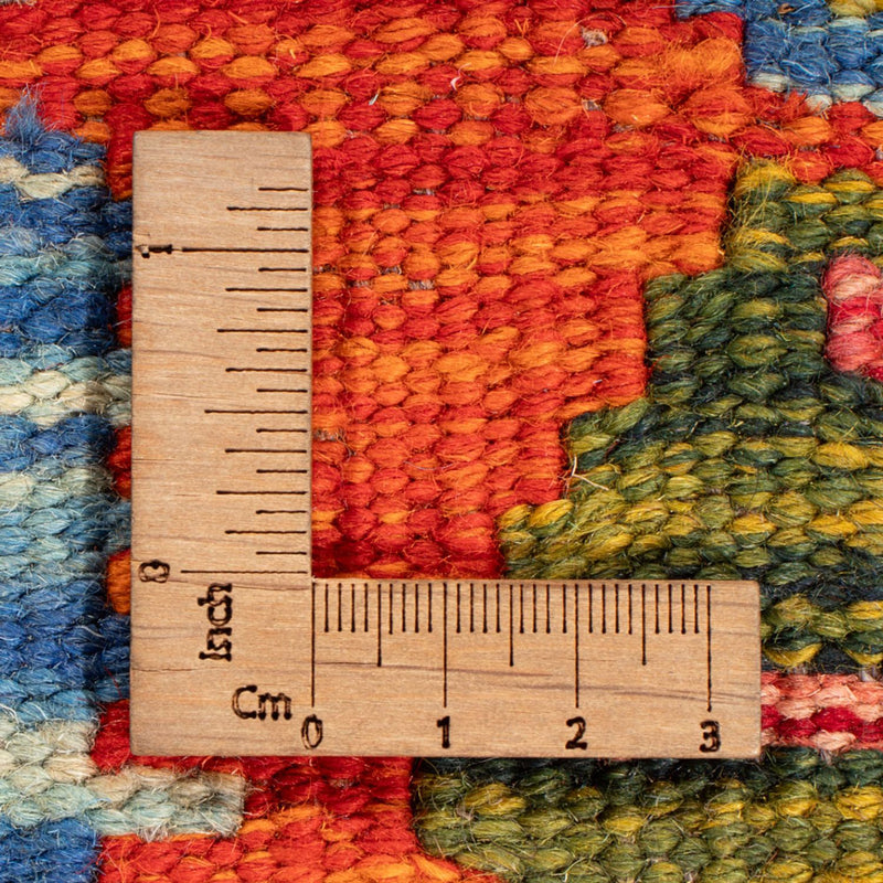 Kelim Rug - Splash square  - 154 x 152 cm - multicolored