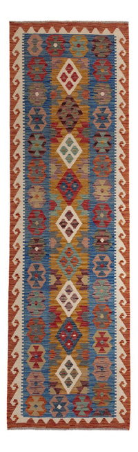 Runner Kelim Rug - Splash - 255 x 82 cm - multicolored
