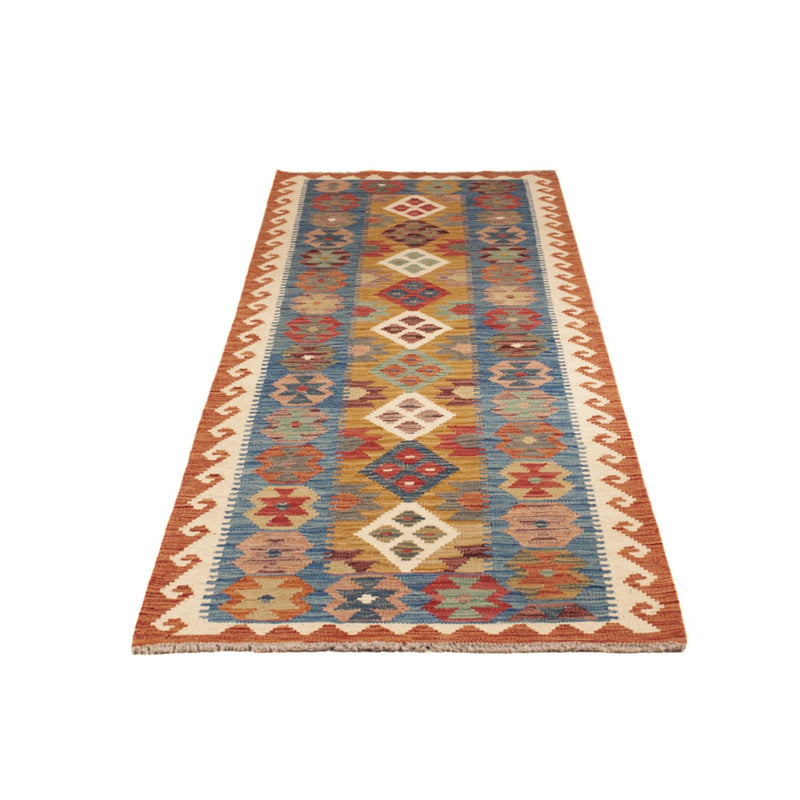Runner Kelim Rug - Splash - 255 x 82 cm - multicolored