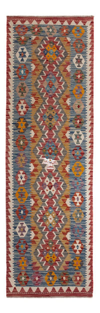 Runner Kelim Rug - Splash - 243 x 79 cm - multicolored