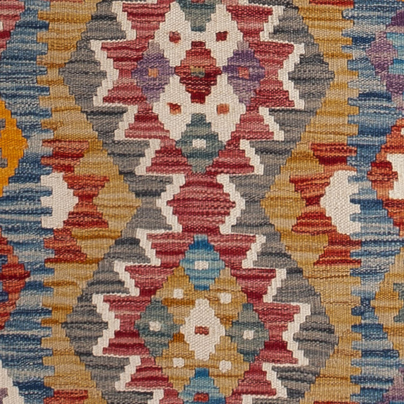 Runner Kelim Rug - Splash - 243 x 79 cm - multicolored