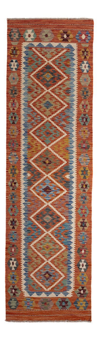 Runner Kelim Rug - Splash - 246 x 76 cm - multicolored