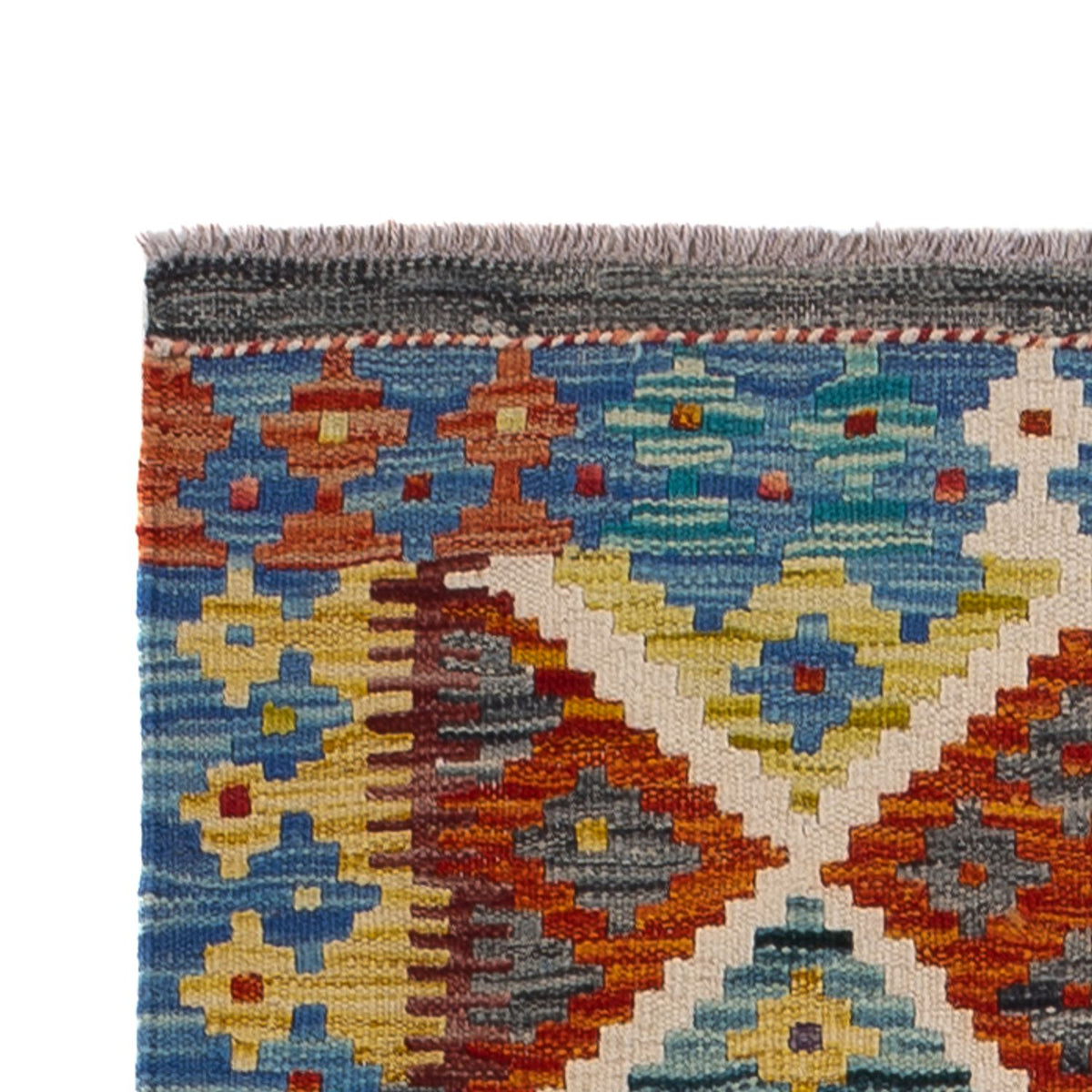 Runner Kelim Rug - Splash - 239 x 79 cm - multicolored