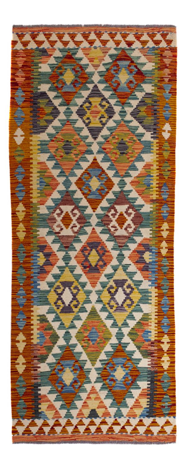 Runner Kelim Rug - Splash - 202 x 86 cm - multicolored