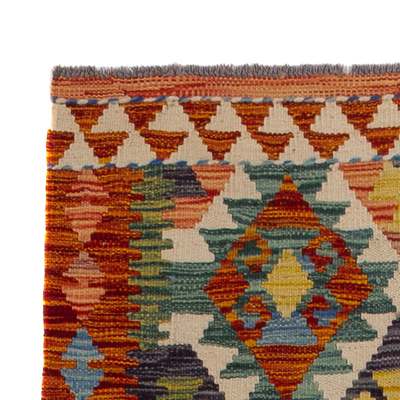 Runner Kelim Rug - Splash - 202 x 86 cm - multicolored