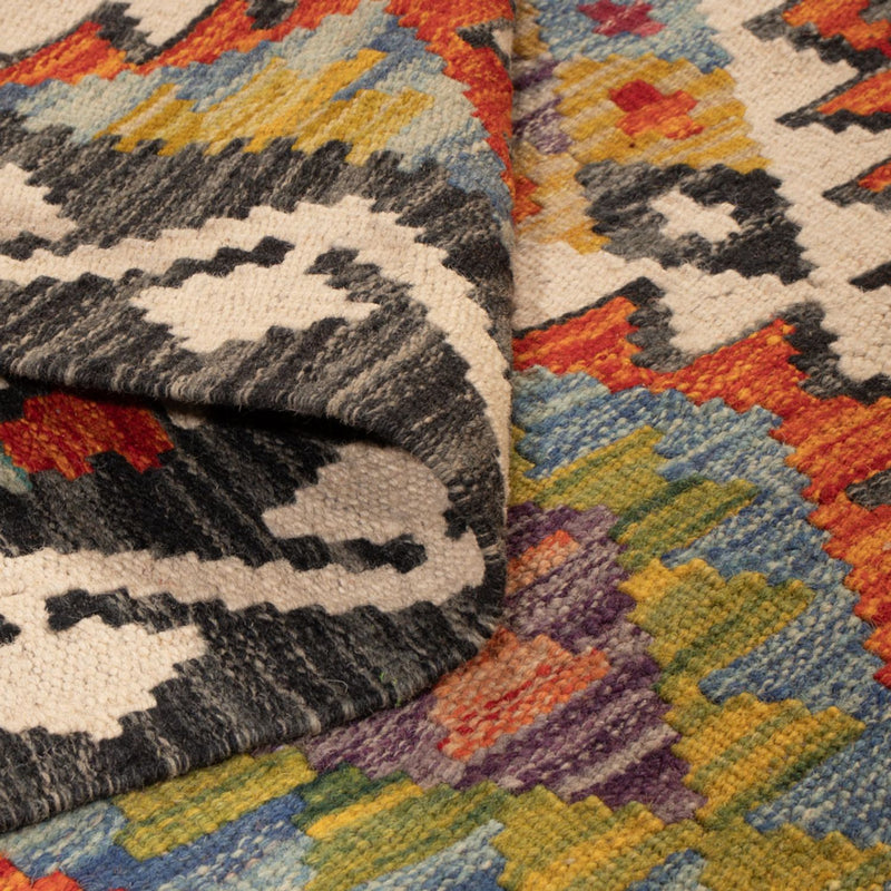 Runner Kelim Rug - Splash - 193 x 80 cm - multicolored