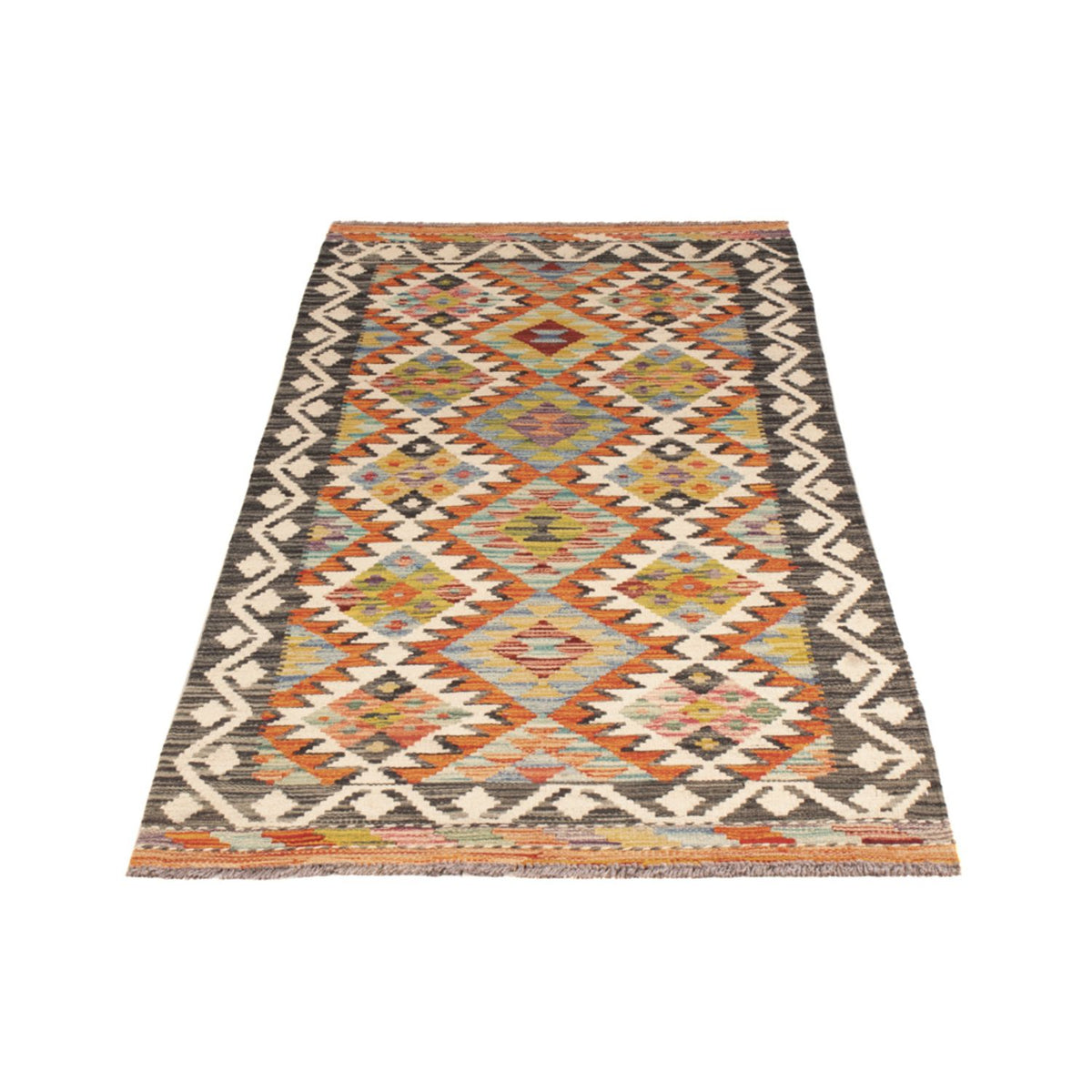 Runner Kelim Rug - Splash - 193 x 80 cm - multicolored