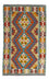 Kelim Rug - Splash - 123 x 79 cm - multicolored