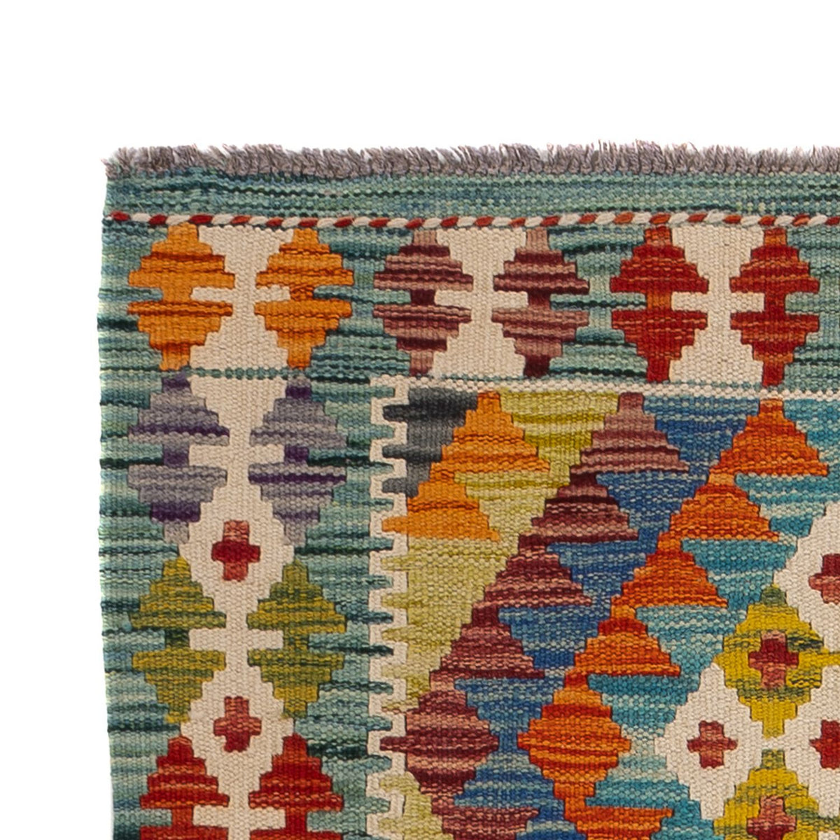 Kelim Rug - Splash - 123 x 79 cm - multicolored