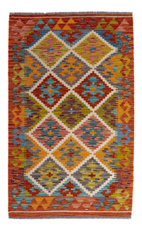 Kelim Rug - Splash - 127 x 82 cm - multicolored