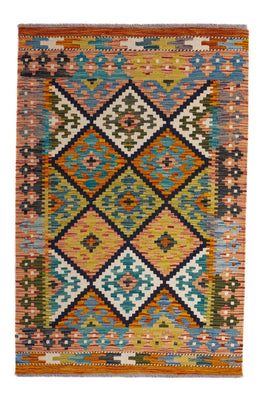 Kelim Rug - Splash - 119 x 83 cm - multicolored