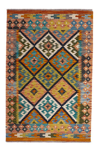 Kelim Rug - Splash - 119 x 83 cm - multicolored