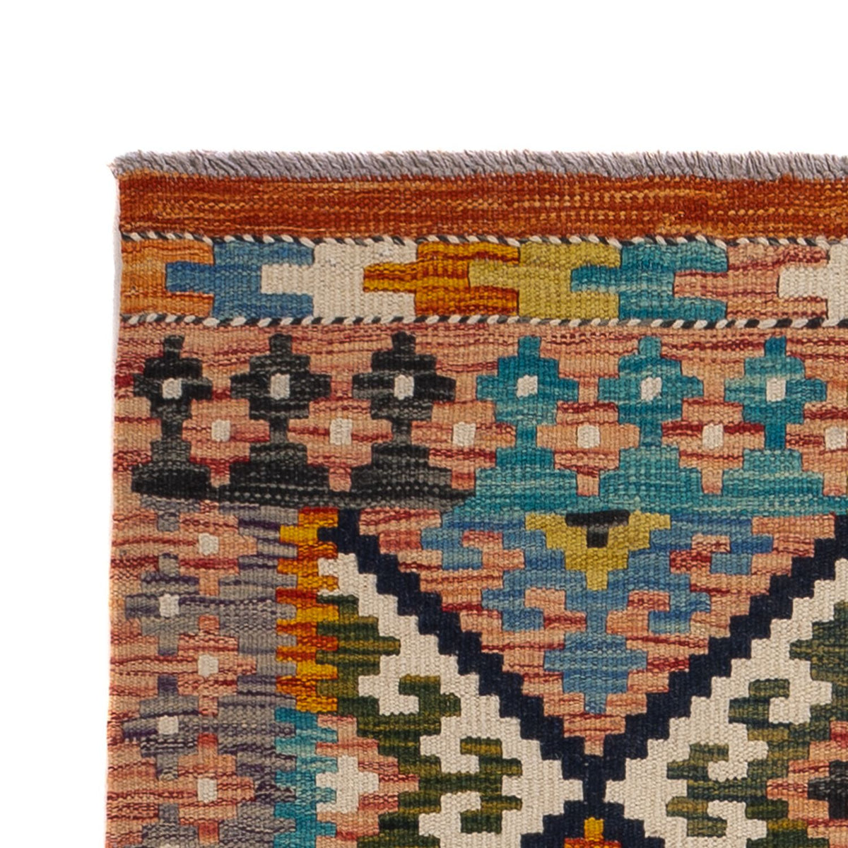 Kelim Rug - Splash - 119 x 83 cm - multicolored