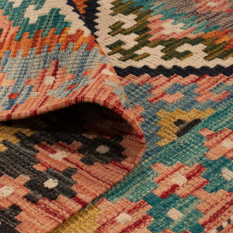 Kelim Rug - Splash - 119 x 83 cm - multicolored