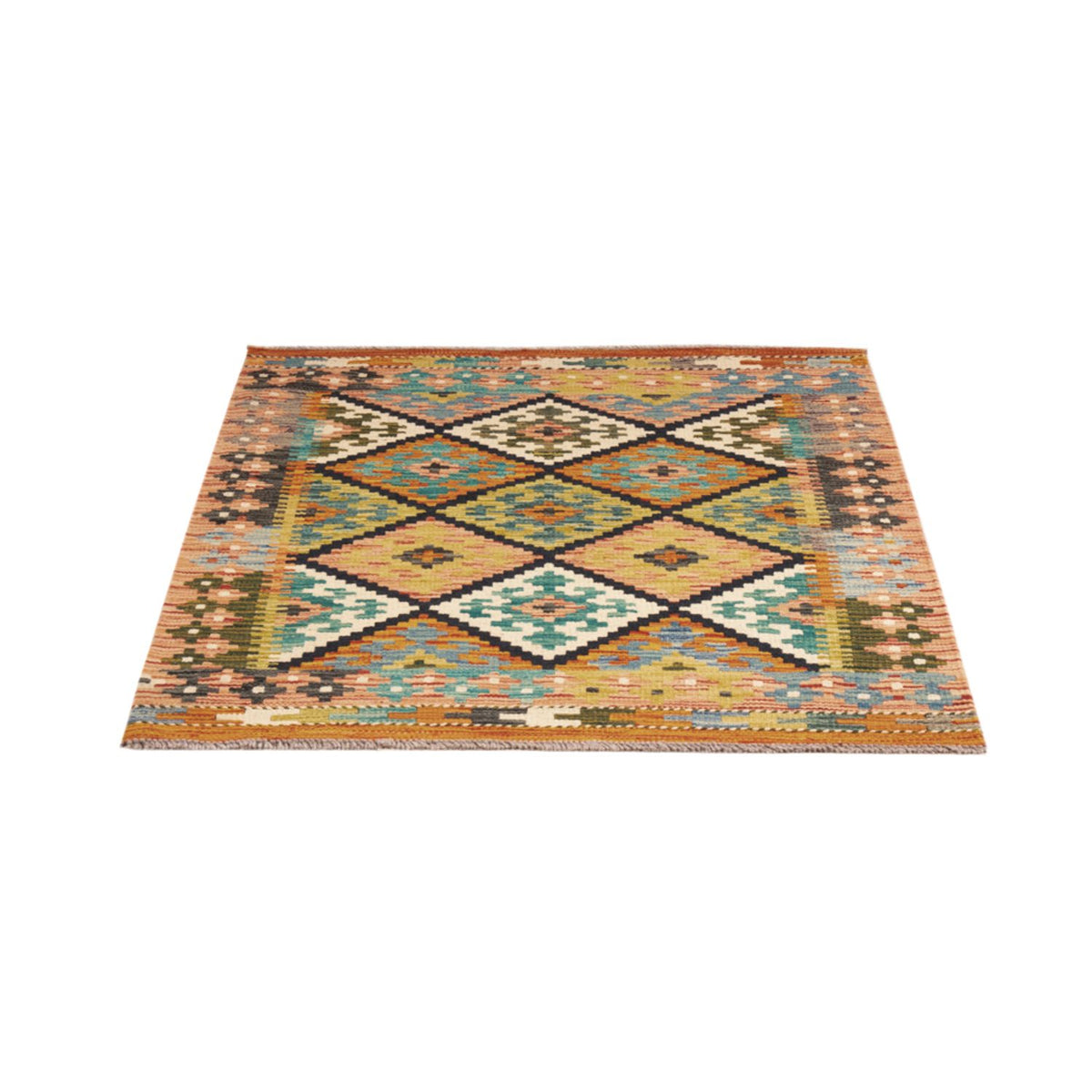 Kelim Rug - Splash - 119 x 83 cm - multicolored