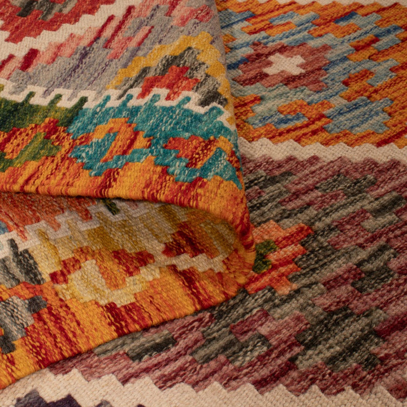 Kelim Rug - Splash - 125 x 86 cm - multicolored