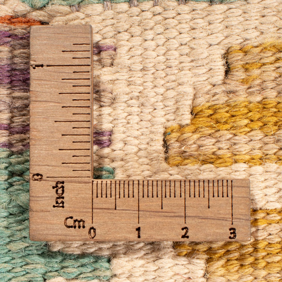 Kelim Rug - Splash - 197 x 156 cm - multicolored