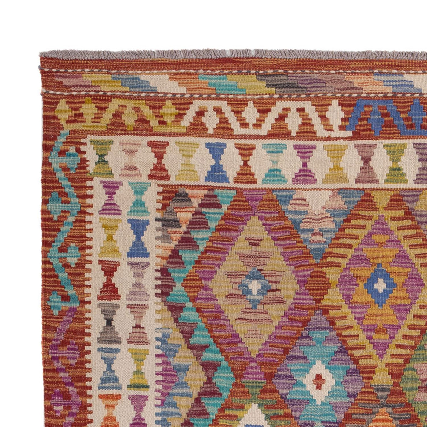 Kilim Maimana Rug 198x156cm - Wool Rug