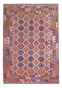 Kelim Rug - Splash - 254 x 177 cm - multicolored