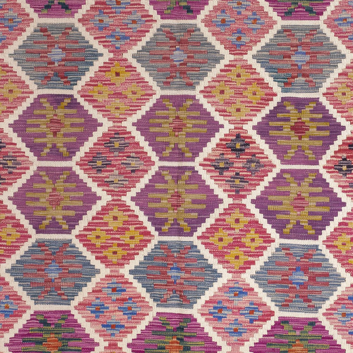 Kelim Rug - Splash - 254 x 177 cm - multicolored