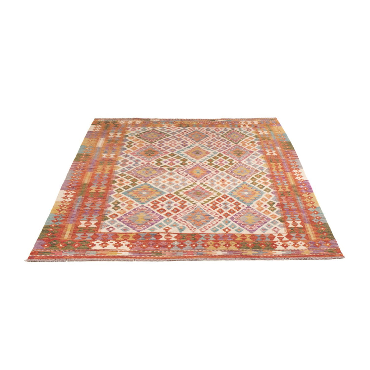 Kelim Rug - Splash - 236 x 170 cm - multicolored