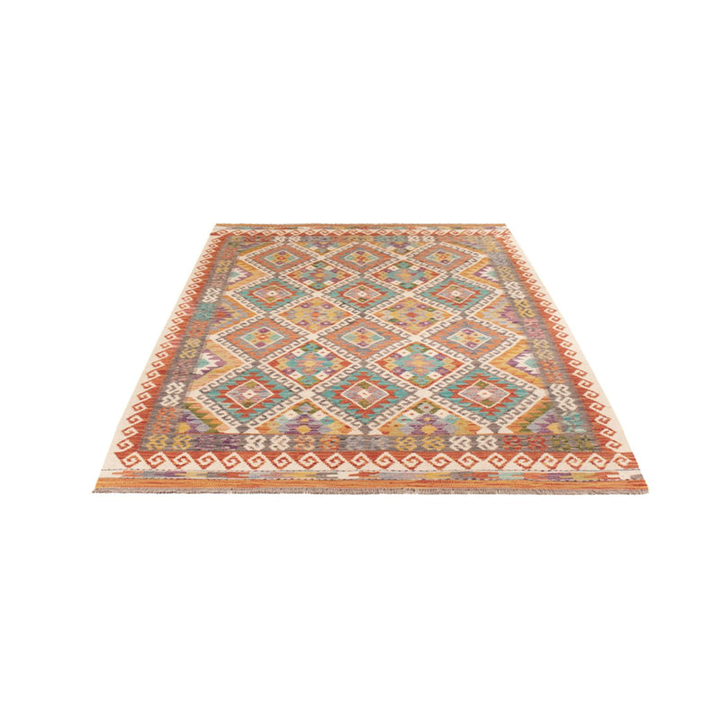 Kelim Rug - Splash - 246 x 153 cm - multicolored