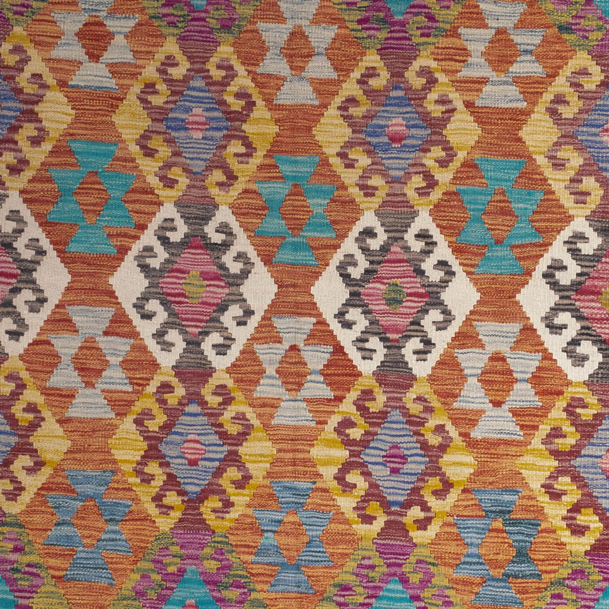 Kelim Rug - Splash - 253 x 203 cm - multicolored