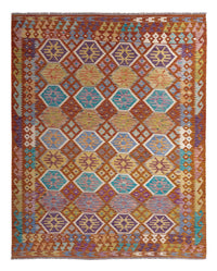 Kelim Rug - Splash - 247 x 201 cm - multicolored