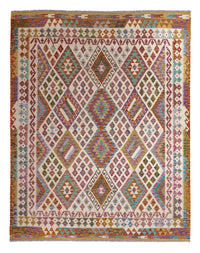 Kelim Rug - Splash - 243 x 201 cm - multicolored