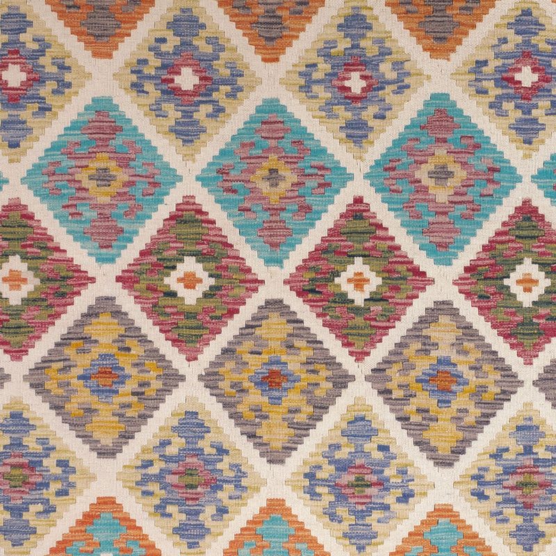 Kelim Rug - Splash - 246 x 206 cm - multicolored