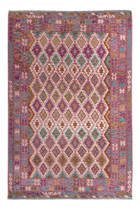 Kelim Rug - Splash - 308 x 215 cm - multicolored
