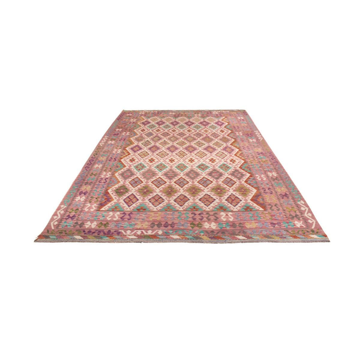 Kelim Rug - Splash - 308 x 215 cm - multicolored