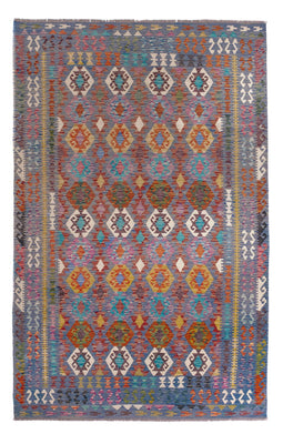 Kelim Rug - Splash - 301 x 201 cm - multicolored