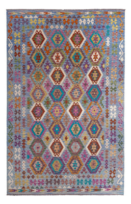 Kelim Rug - Splash - 300 x 203 cm - multicolored