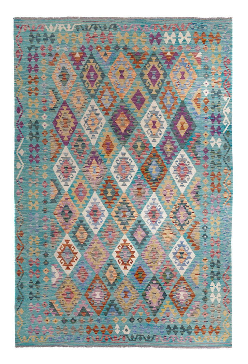 Kelim Rug - Splash - 297 x 204 cm - multicolored