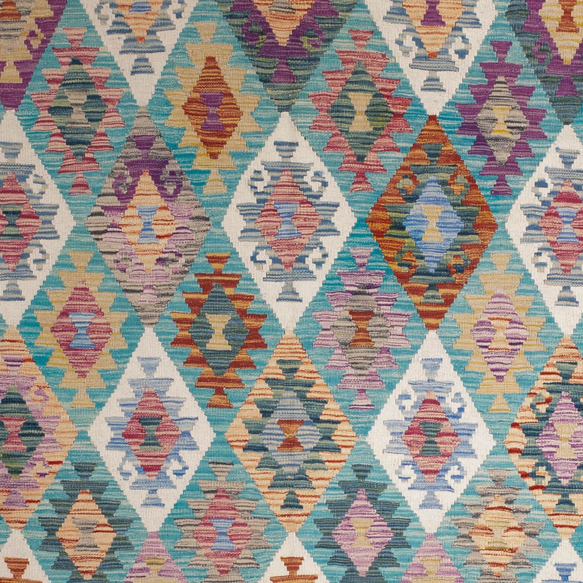 Kelim Rug - Splash - 297 x 204 cm - multicolored