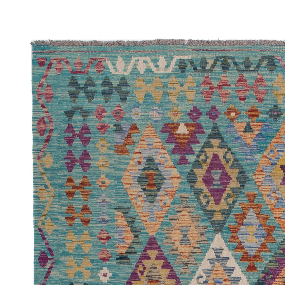 Kelim Rug - Splash - 297 x 204 cm - multicolored