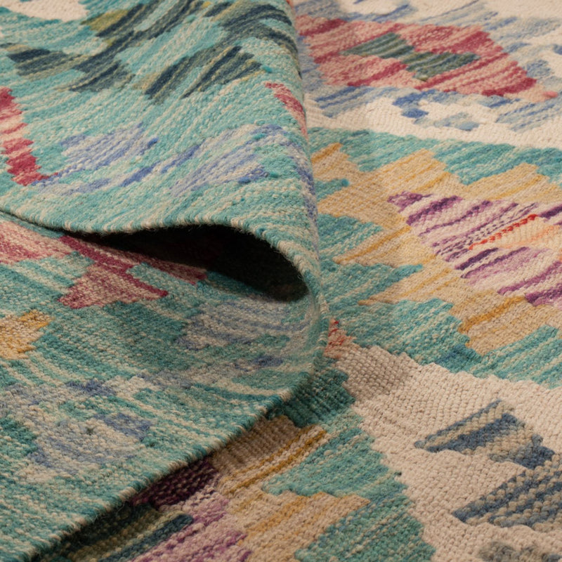 Kelim Rug - Splash - 297 x 204 cm - multicolored