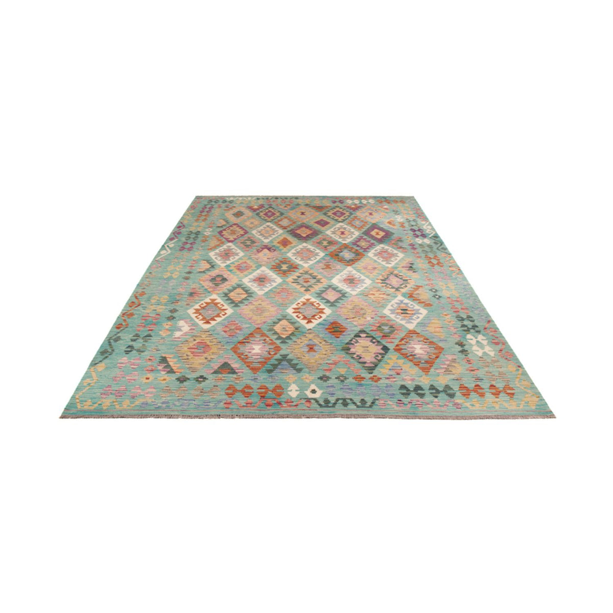 Kelim Rug - Splash - 297 x 204 cm - multicolored
