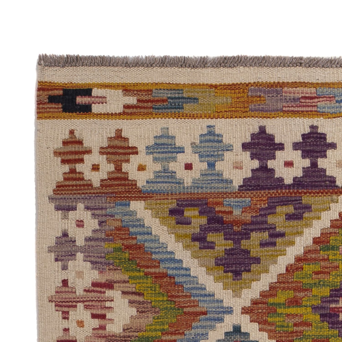 Runner Kelim Rug - Splash - 195 x 95 cm - multicolored