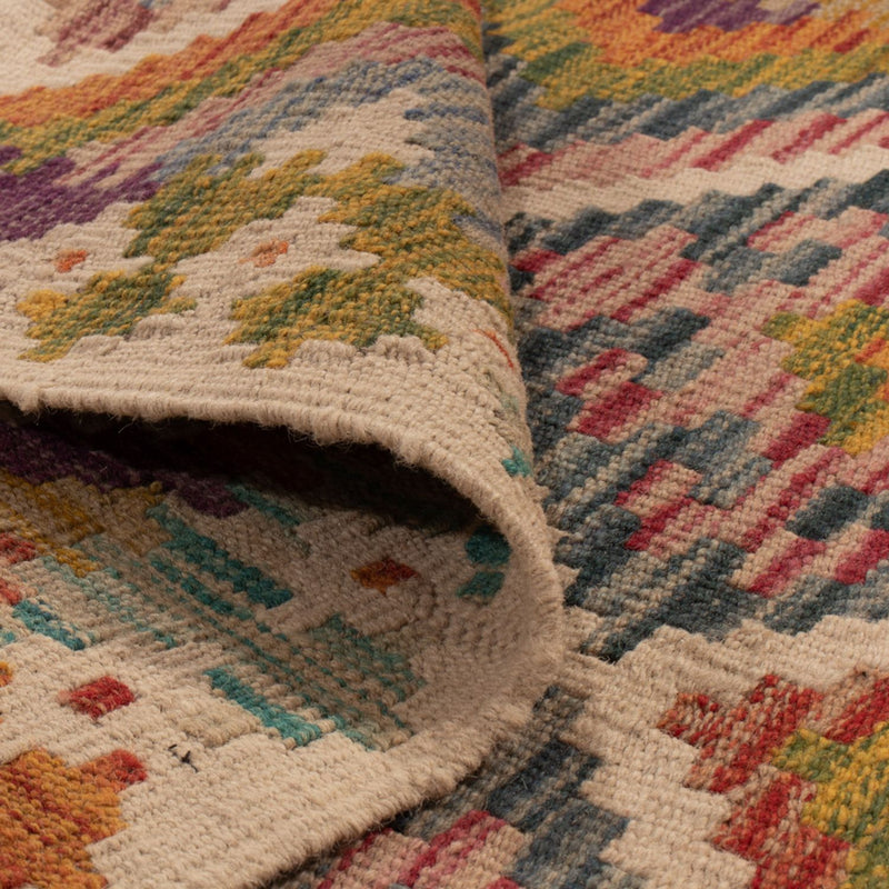 Runner Kelim Rug - Splash - 195 x 95 cm - multicolored