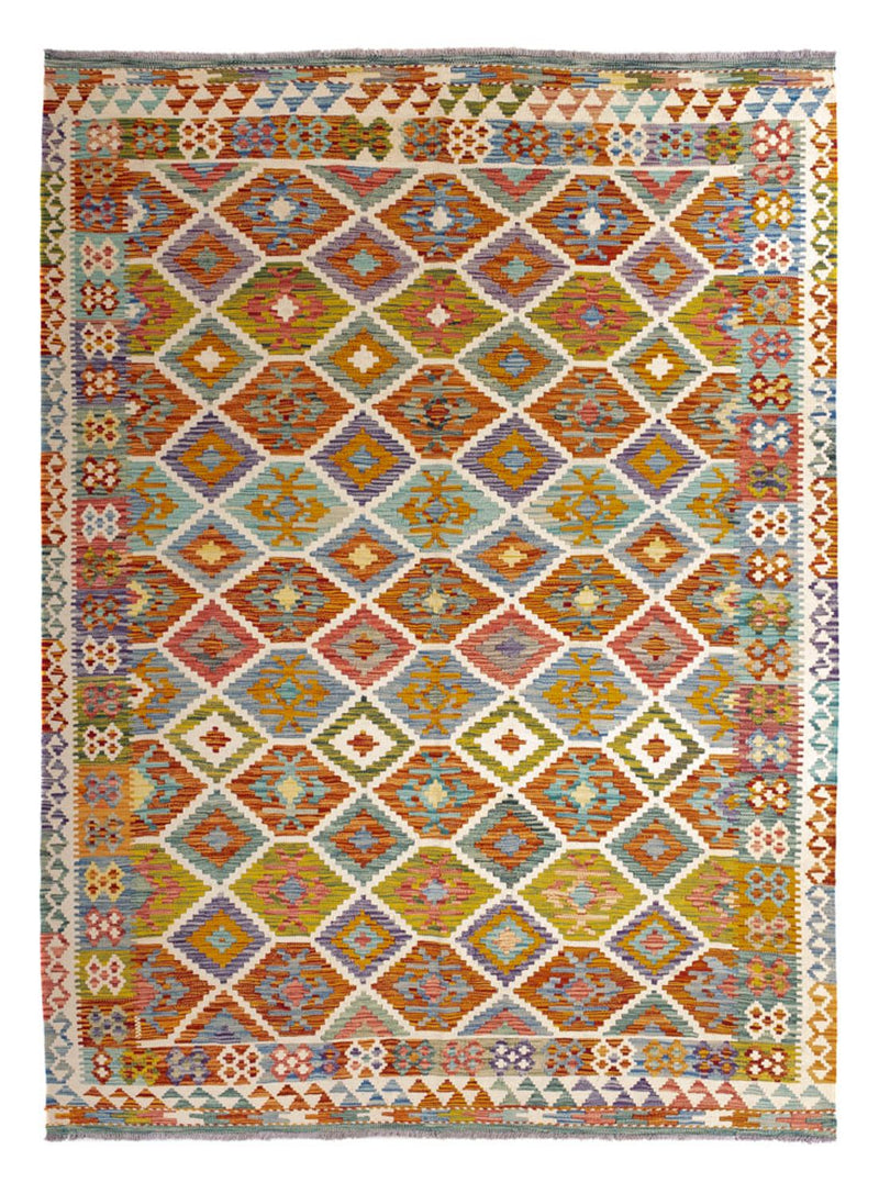 Kelim Rug - Splash - 238 x 178 cm - multicolored