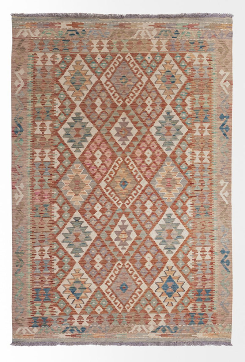 Kilim Maimana Rug 193x137cm - Wool Rug