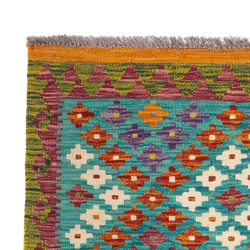 Kelim Rug - Splash - 131 x 92 cm - multicolored