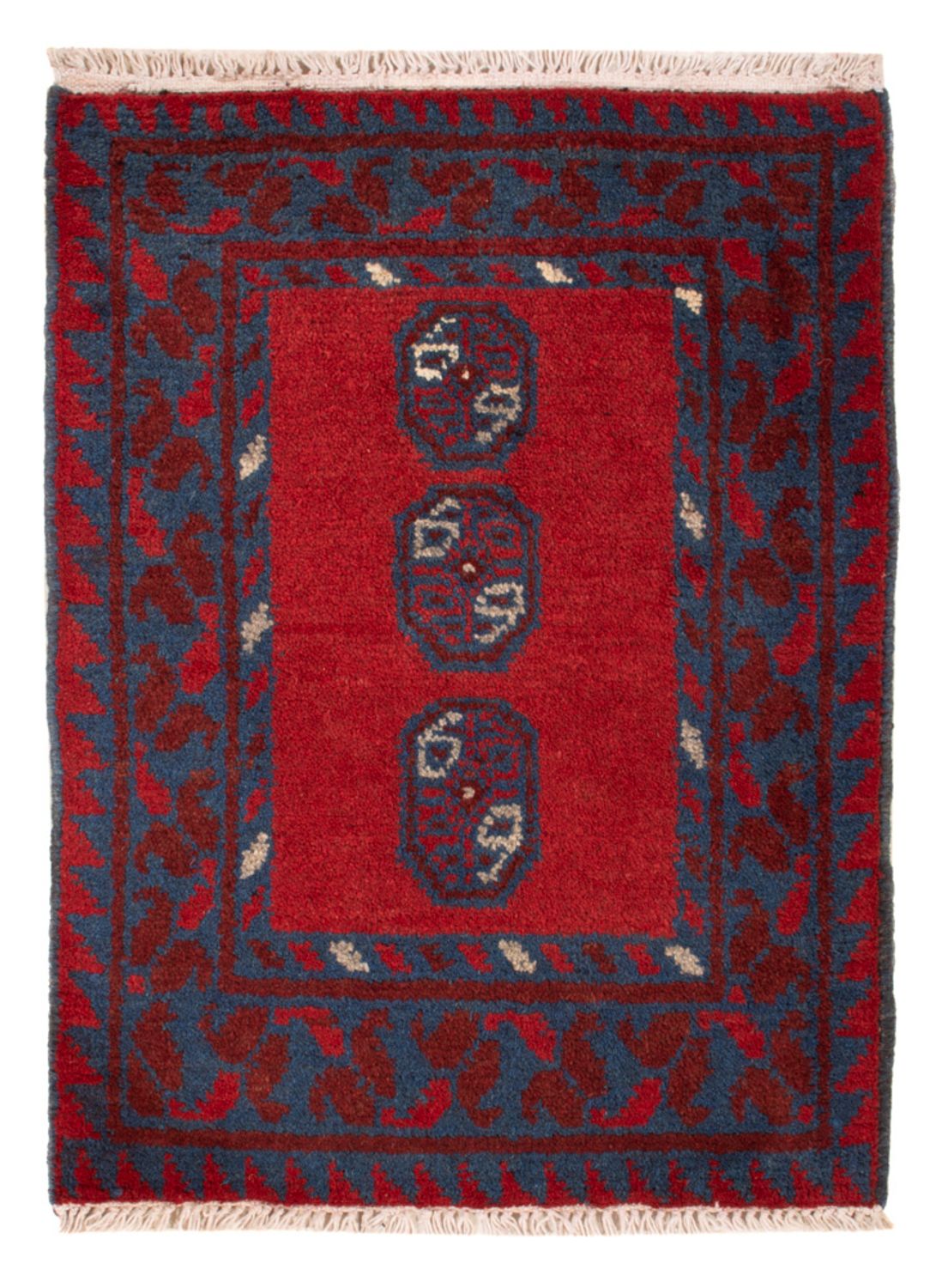 Afghan Rug - Filpa - 66 x 49 cm - red